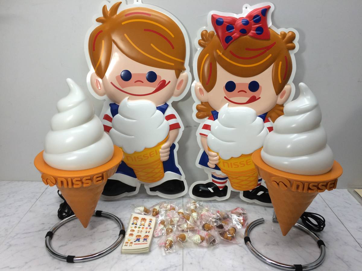 非売品】スジャータ TOMI ソフトクリーム ライト ディスプレイ