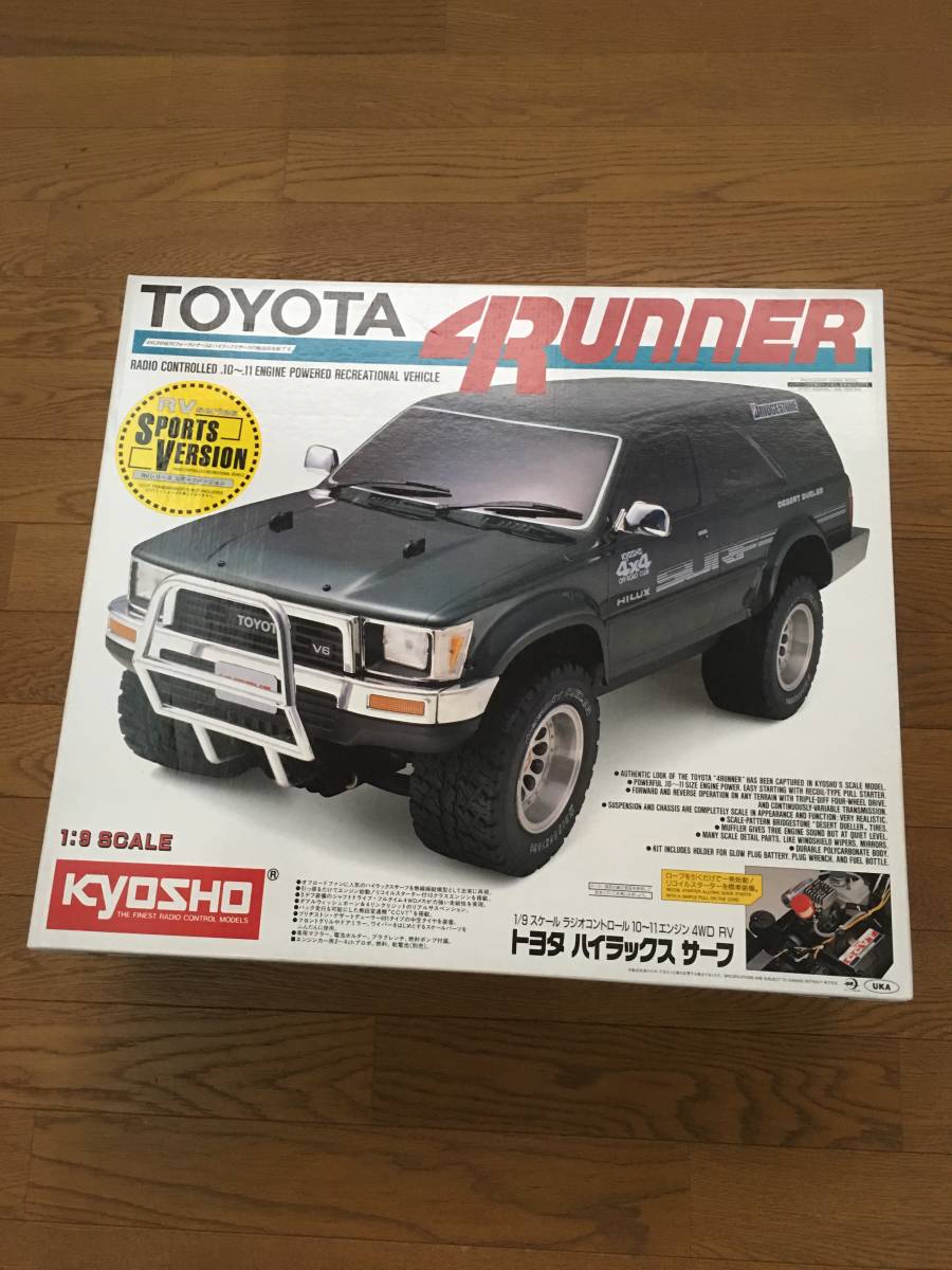 希少！年代物 京商製 1/9 電動ラジコン ハイラックスサーフ4WD 【稼動