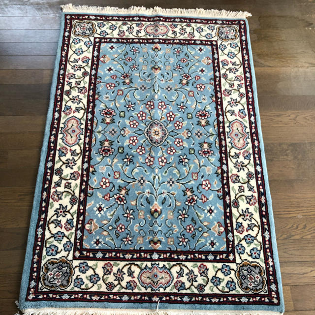 1点のみ【未使用・現地購入品】トルコ絨毯 シルク100%本物 1点のみ【