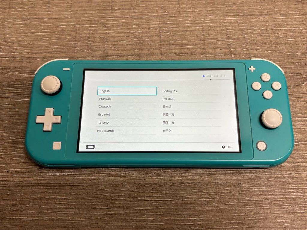 難あり Nintendo SWITCH Lite ターコイズ 本体のみ スティックカバー