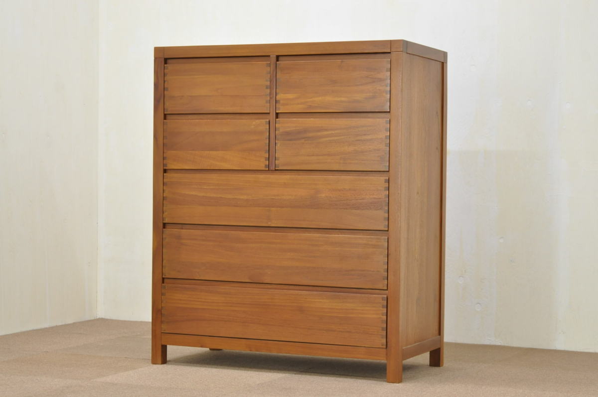 スキャンティーク SCANTEAK チーク材 FISKE COD7 チェスト 5段