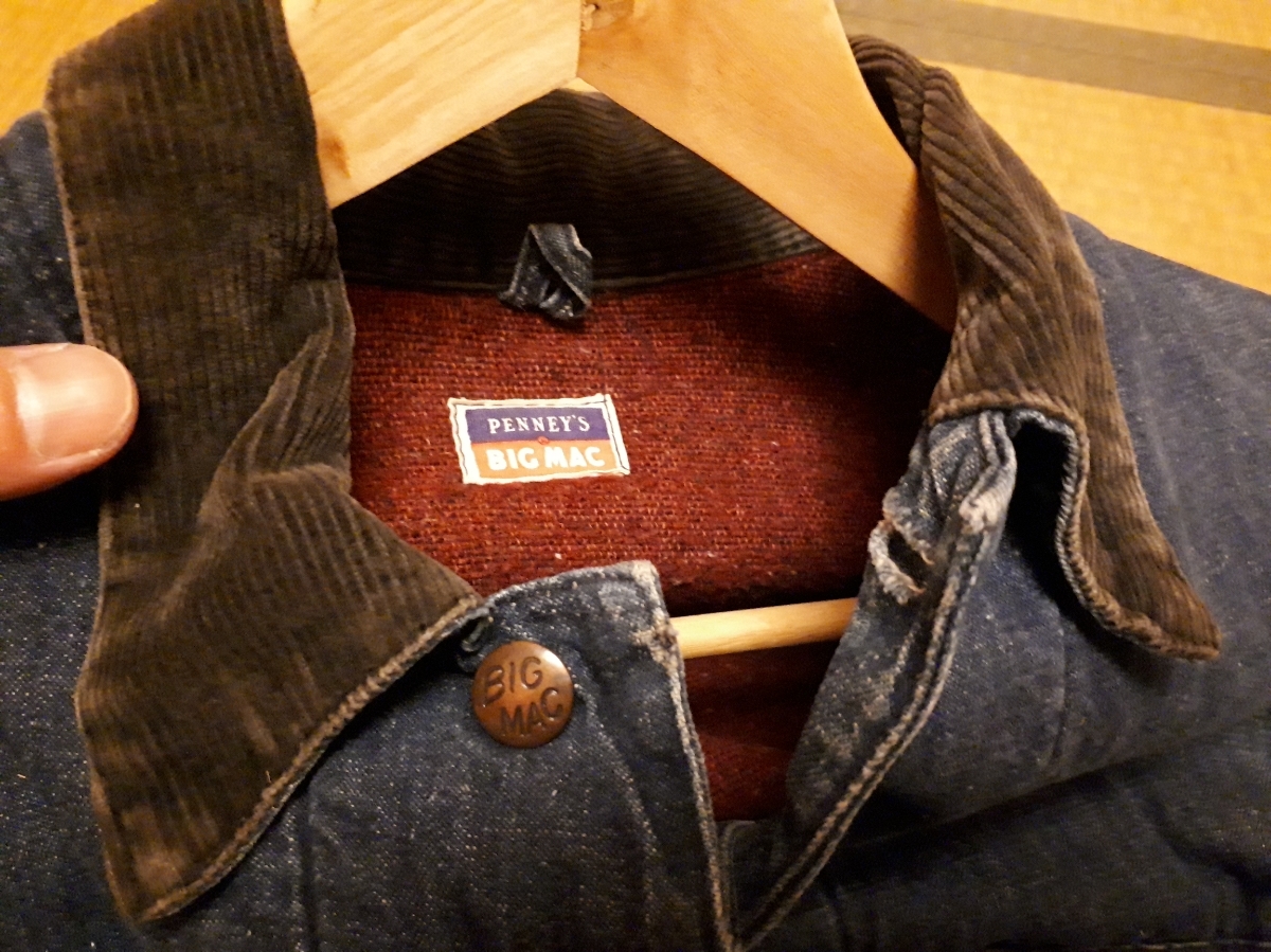 50s PENNEY'S BIG MAC デニム カバーオール ブランケット付き 1950年代