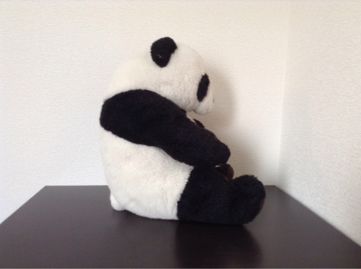 東京動物園協会 おがくずぬいぐるみ パンダ 昭和レトロ 当時物 上野