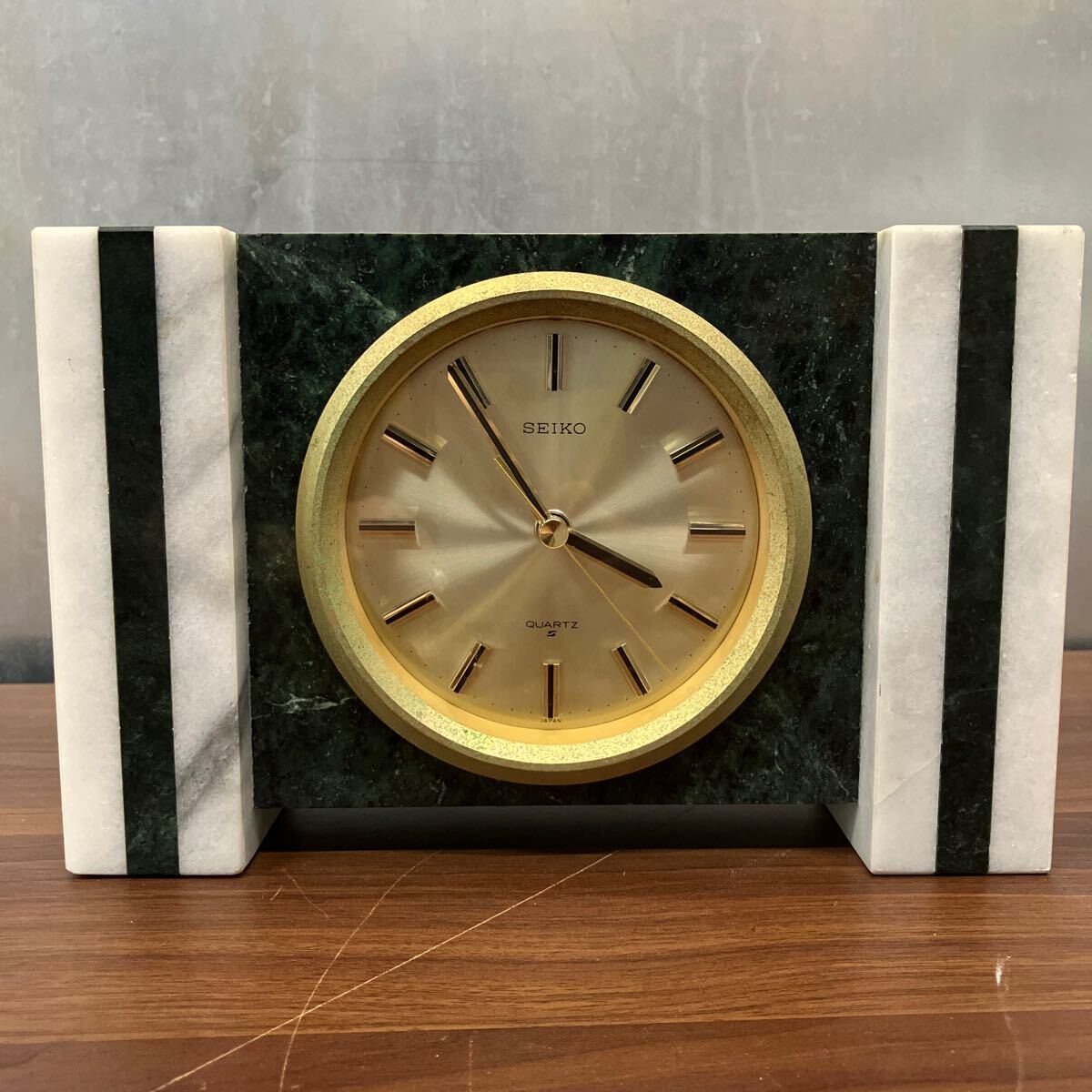 価格変更 精工舎（現SEIKO）1954年以前（昭和29年）ブロンズ製置き時計