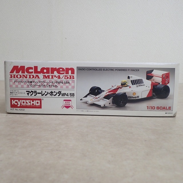 未組立 京商 1/10 マクラーレン・ホンダ MP4/5B 電動RC F1レーサー KIT
