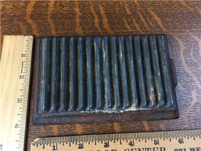 Antique Pat'd 1866 Cast Iron Geneva Illinois Hand Fluter