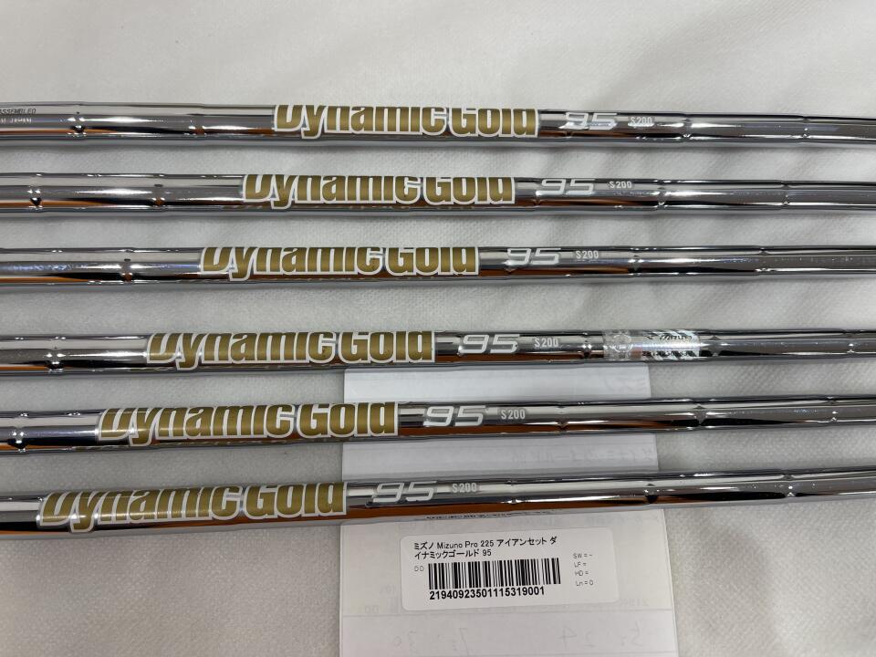 Mizuno Pro 225｜ミズノ｜アイアンセット｜ダイナミックゴールド 95