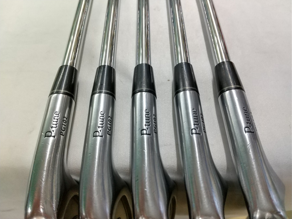 P-tune PG102 アイアンセット 6本 ヘッドのみ PG102軟鉄アイアン | P