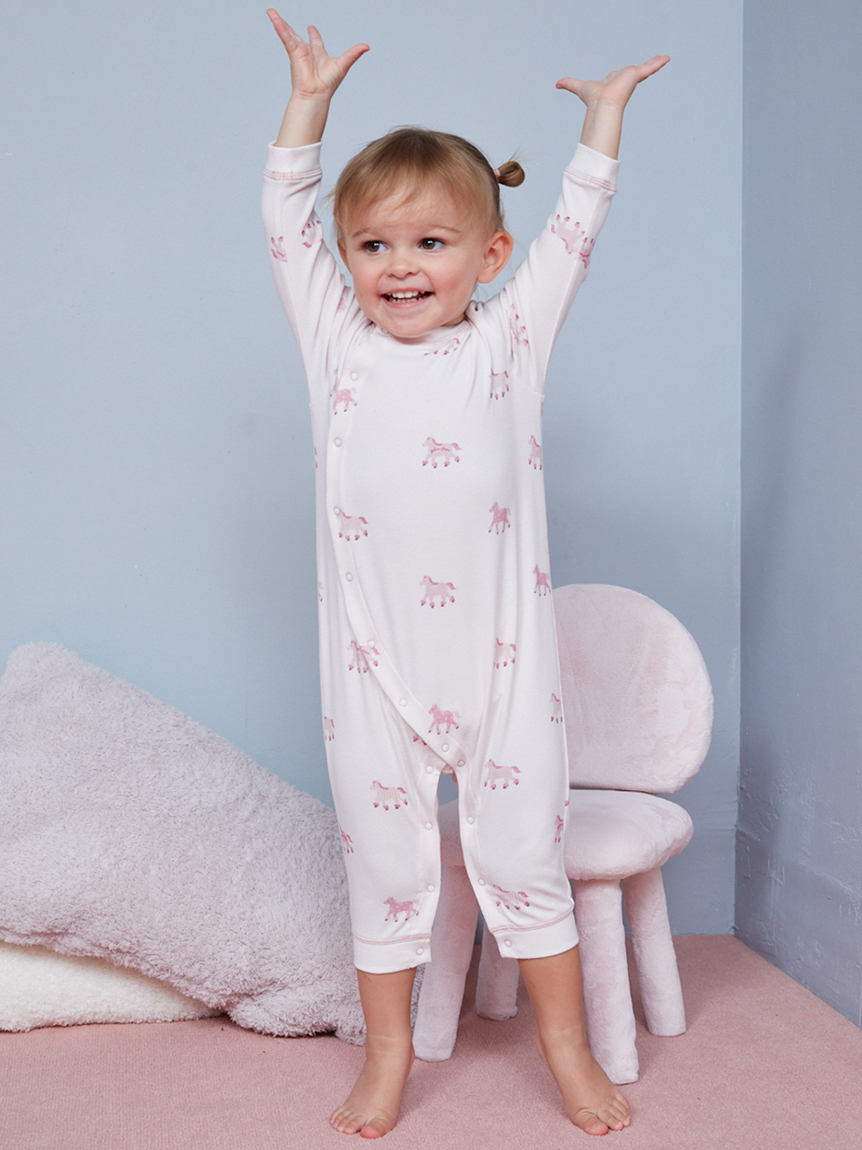 BABY】ポニー柄ロンパース(ロンパース)｜ルームウェア・パジャマ通販の