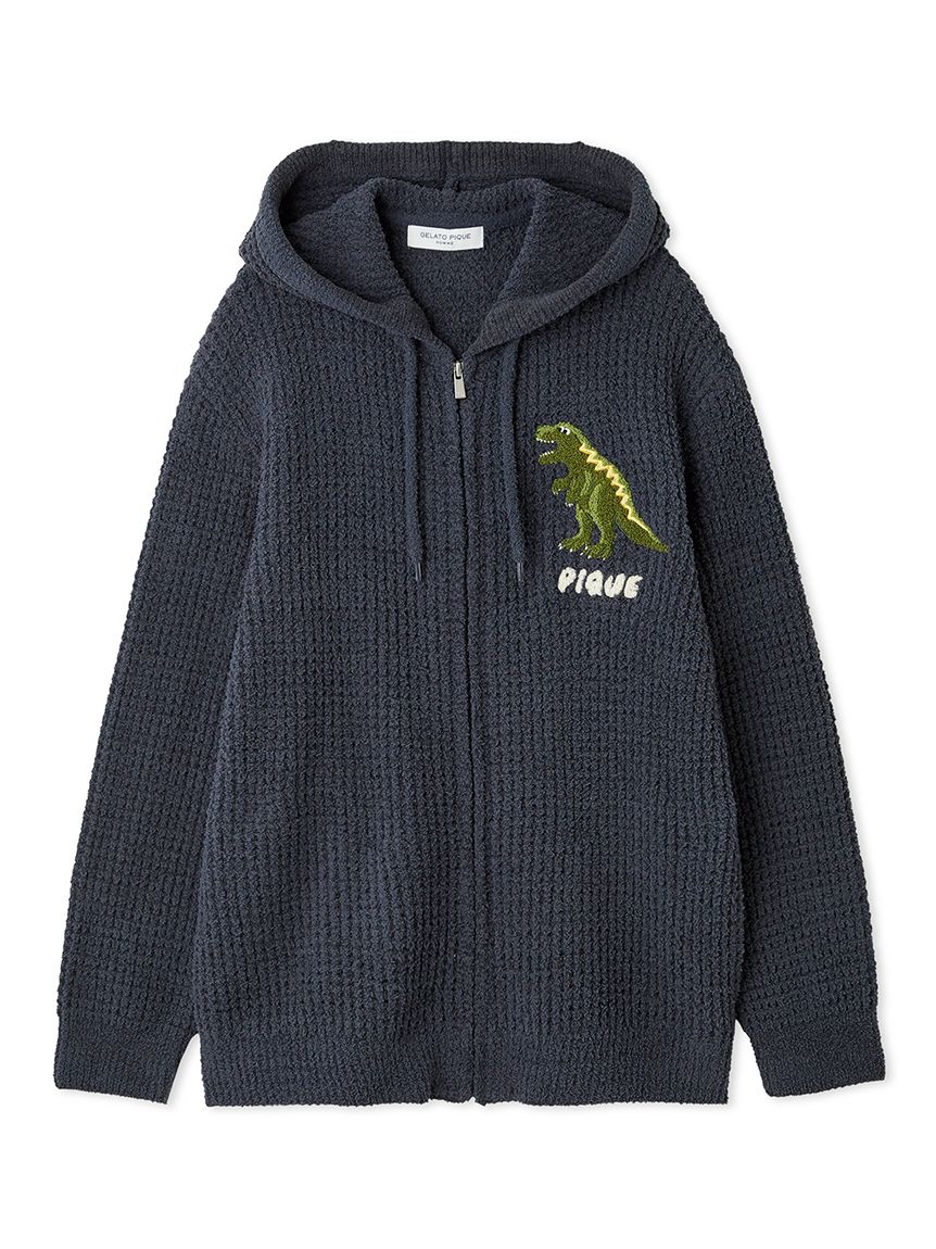 HOMME】ワッフルダイナソーパーカ(パーカ)｜ルームウェア・パジャマ