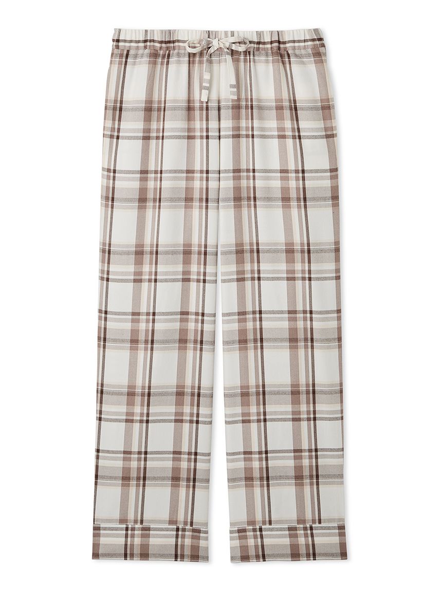 HOMME】トレンドチェック柄ロングパンツ(ロングパンツ)｜ルームウェア
