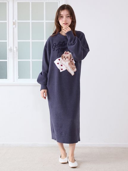 シーズ―ジャガードワンピース(ワンピース)｜ルームウェア・パジャマ