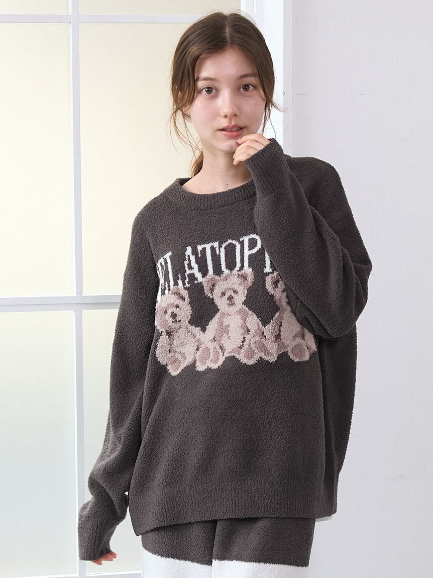 モチーフジャガードプルオーバー(ニットプルオーバー)｜ルームウェア