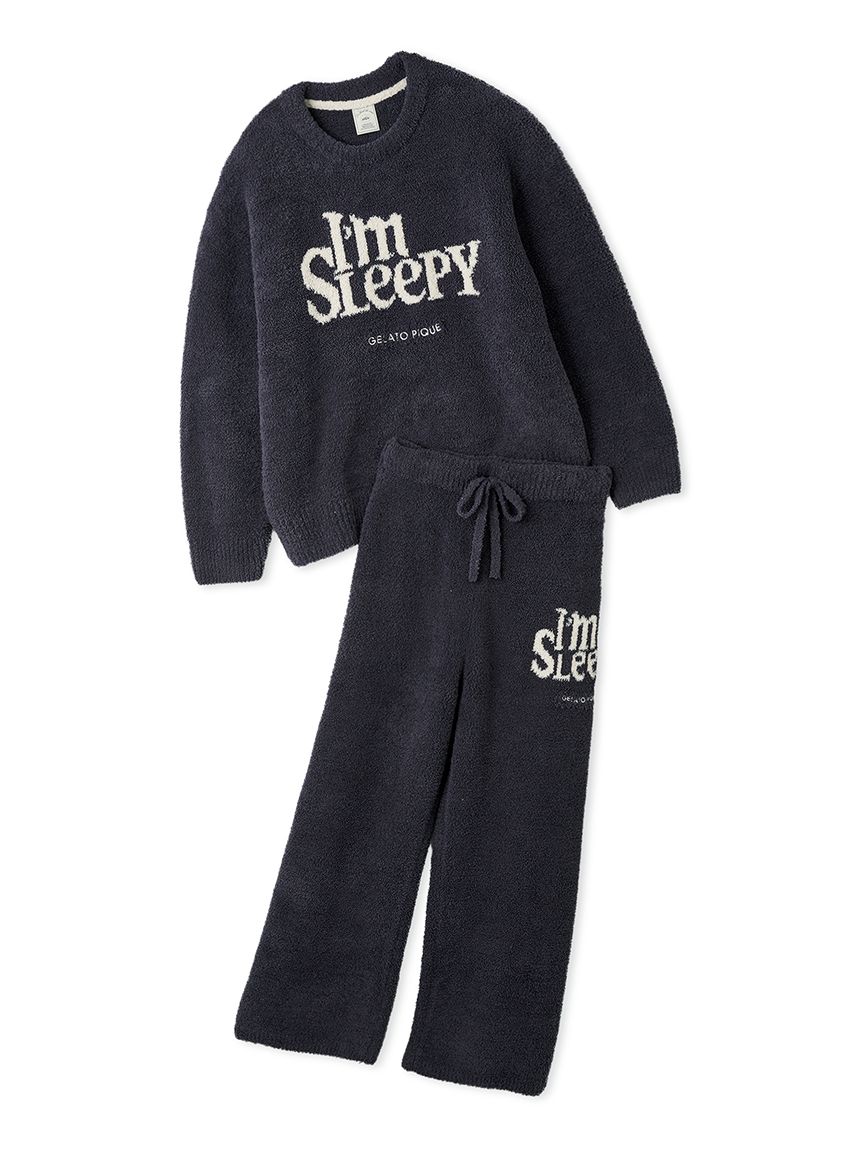 パウダースリーピーロゴジャガードプルオーバー＆ロングパンツセット