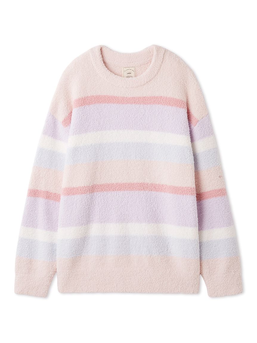 ベビモコカラフルボーダープルオーバー(ニットプルオーバー)｜ルーム