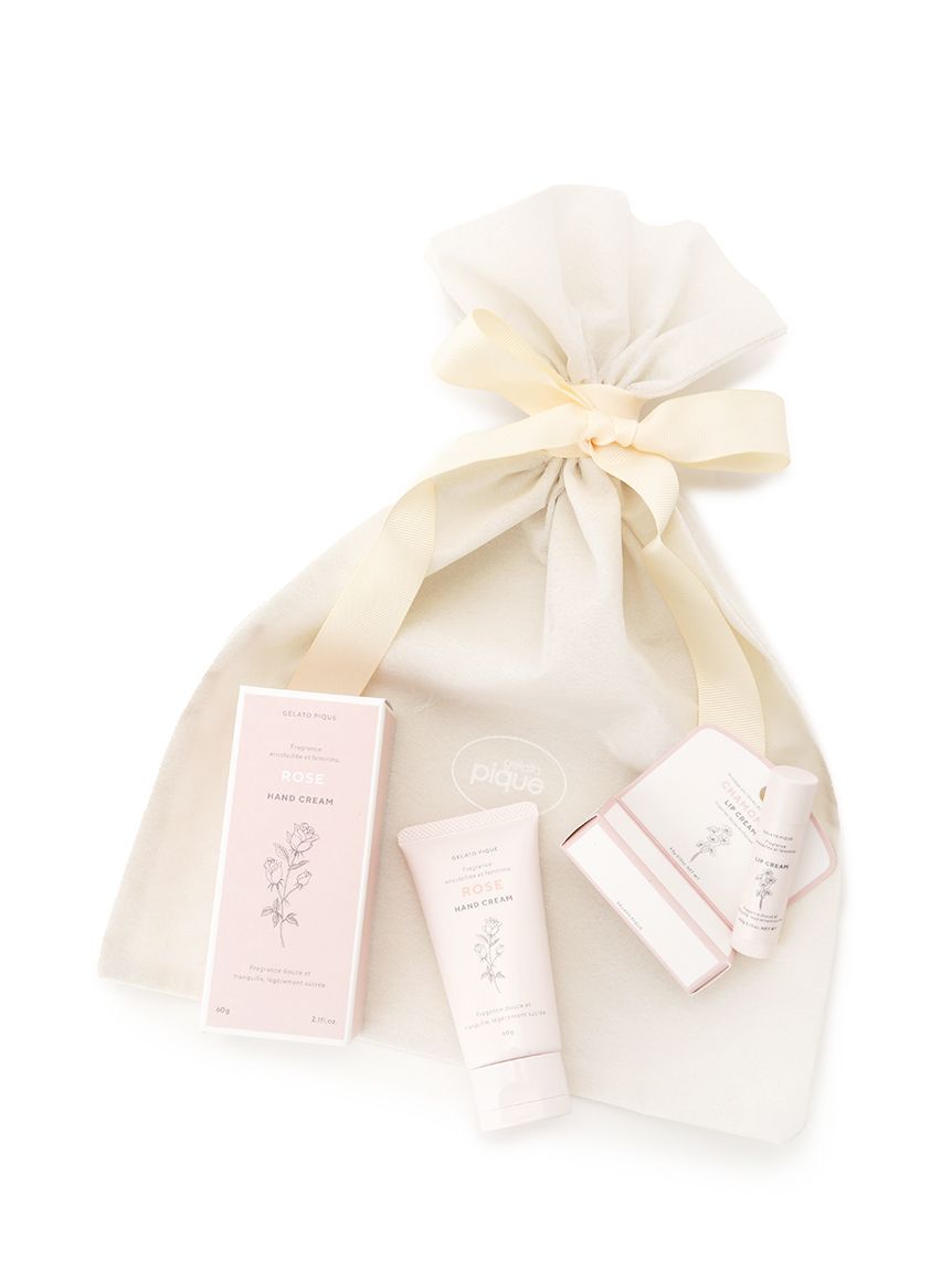 ラッピング済み】ハンドクリーム&リップクリームSET(フレグランス