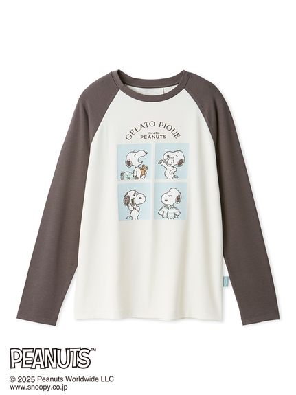 PEANUTS】オリジナルアート ワンポイントロンT(カットソー・Tシャツ