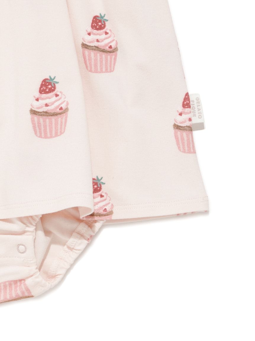 BABY】カップケーキ柄ロンパース(ロンパース)｜ルームウェア・パジャマ