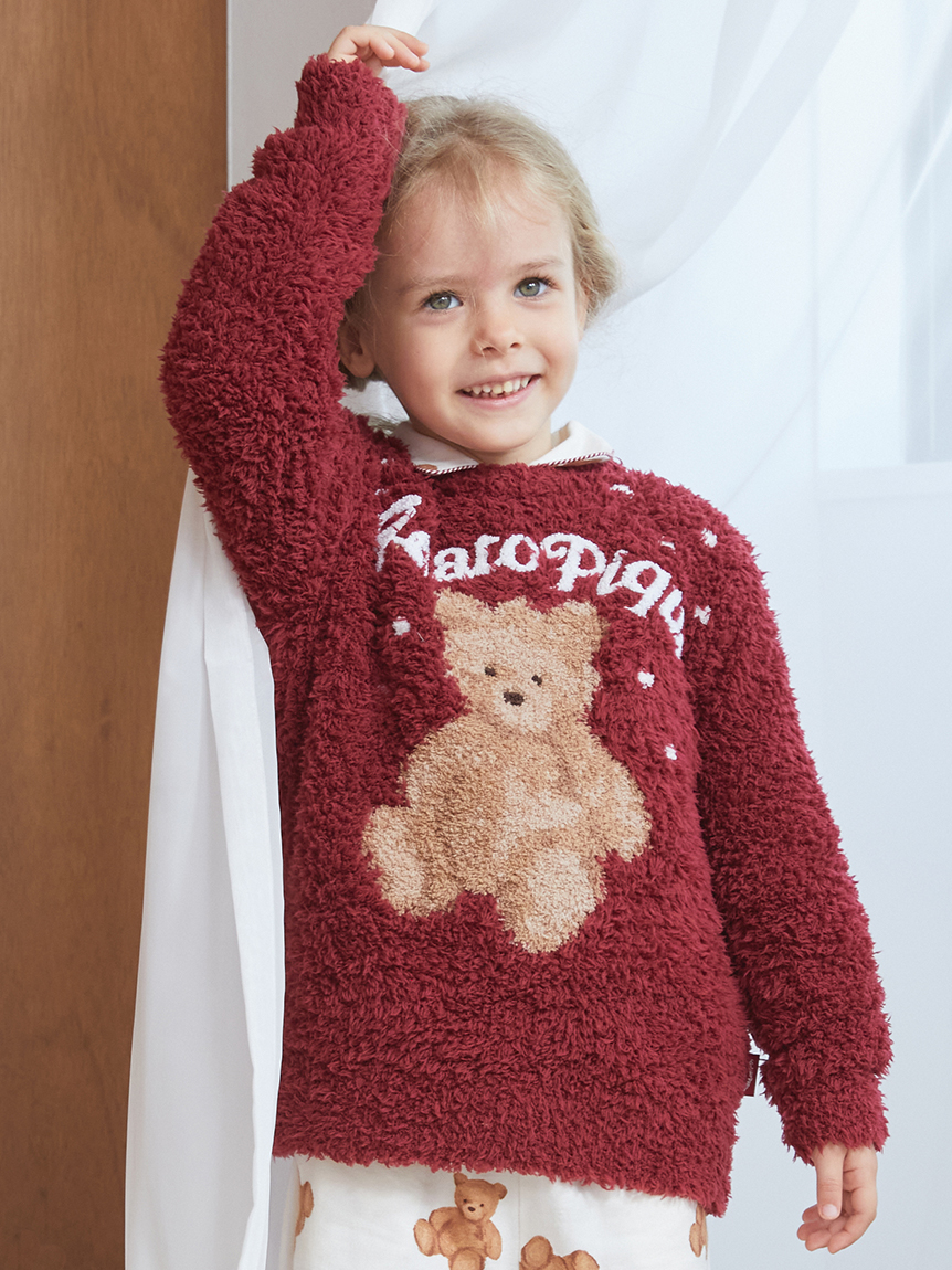 HOLIDAY】【KIDS】ジェラートスノーベアプルオーバー(ニットプル