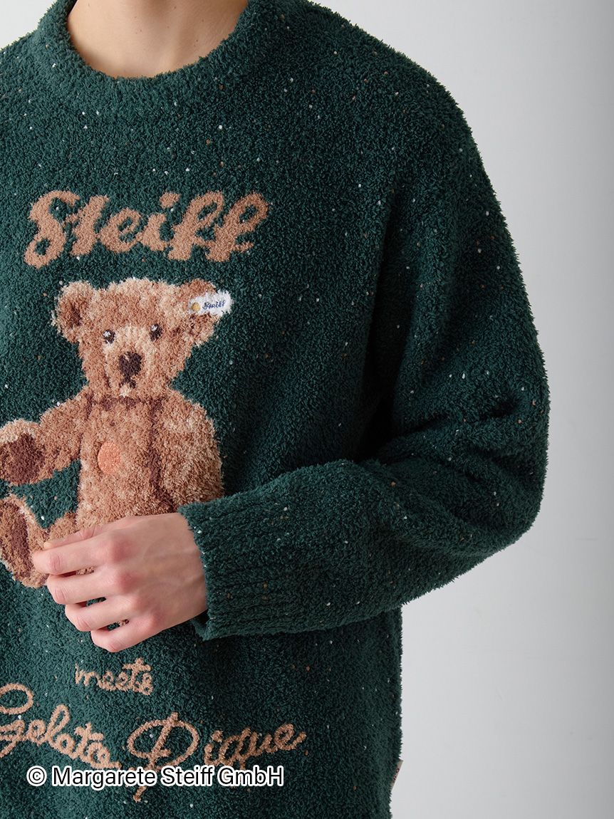 Steiff】【HOMME】パウダーネップジャガードプルオーバー(ニットプル