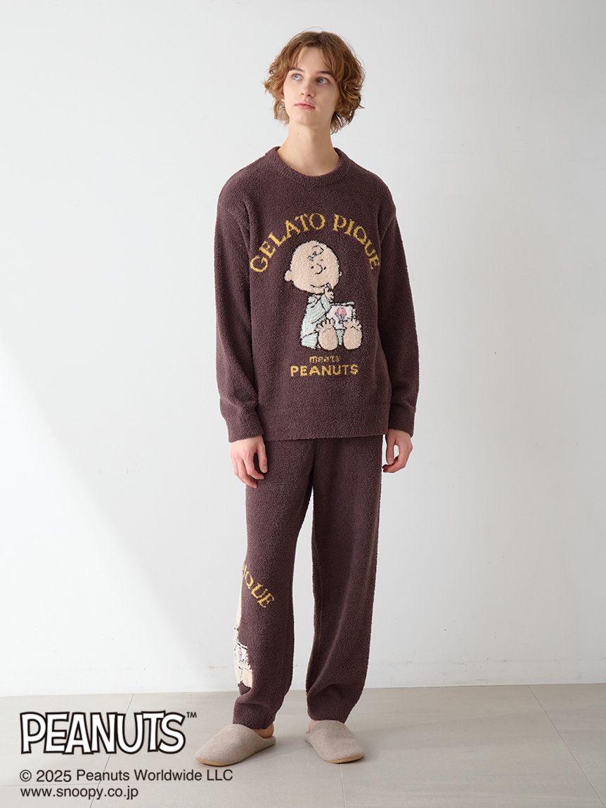 PEANUTS】【ONLINE限定】【HOMME】オリジナルアート ジャガードプル