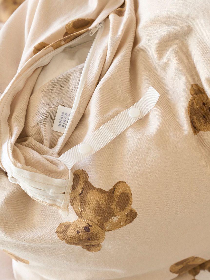 Sleep】ベア柄2点セット（シングル）(寝具セット)｜ルームウェア