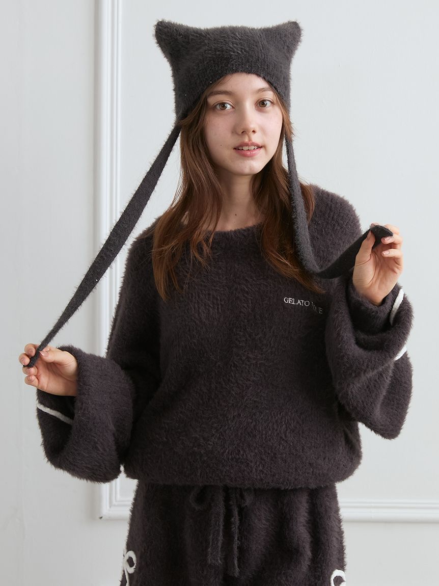 リボンフェザーロンパース(ワンピース)｜ルームウェア・パジャマ通販の