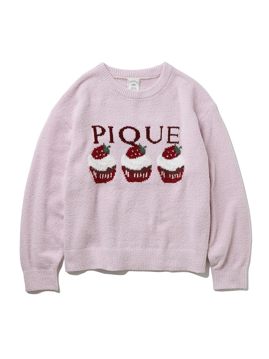 モチーフジャガードプルオーバー(ニットプルオーバー)｜ルームウェア