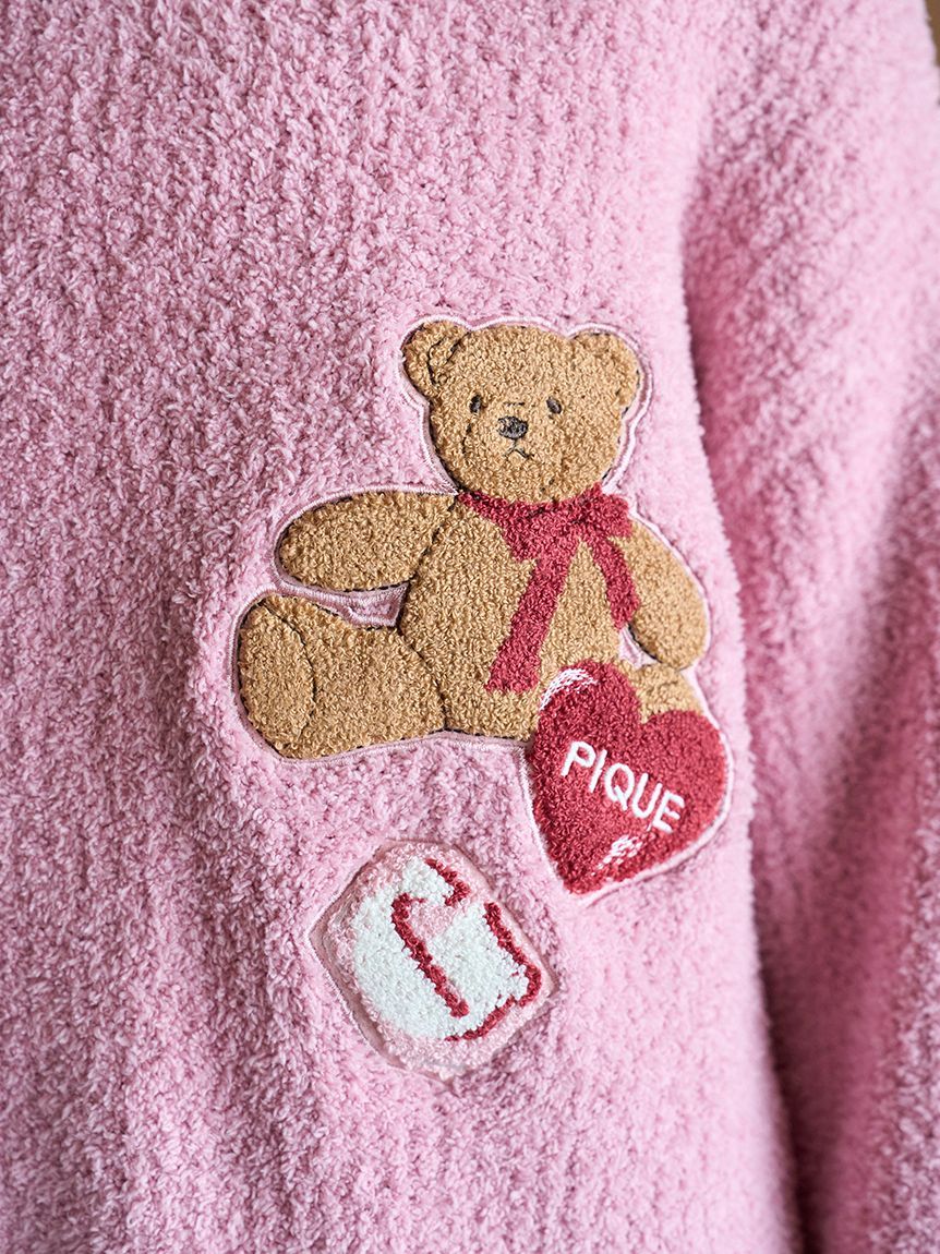 ONLINE限定】ベビモコベアさがらプルオーバー＆ショートパンツセット