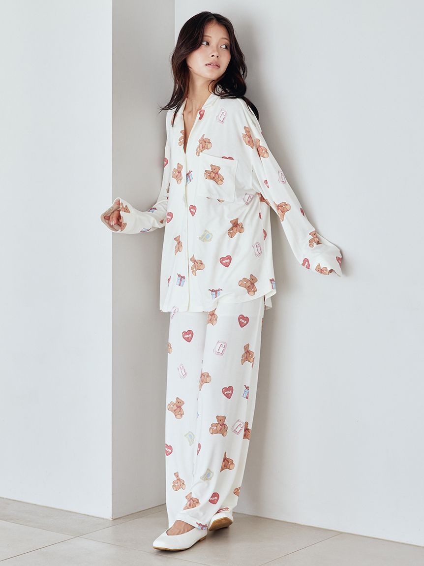 フェイバリット総柄シャツ(シャツ)｜ルームウェア・パジャマ通販の