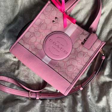 Pink coach dempsey tote - Gem