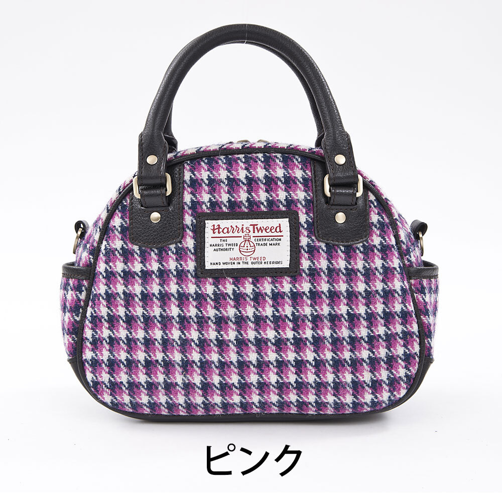 HARRIS TWEED 2WAYミニボストンバッグ BRITISH GREEN 翌日出荷