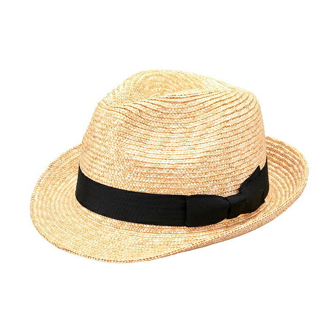 即納 田中帽子店 Dino ディーノ 麦わら ボルサリーノ型ハット 61cm