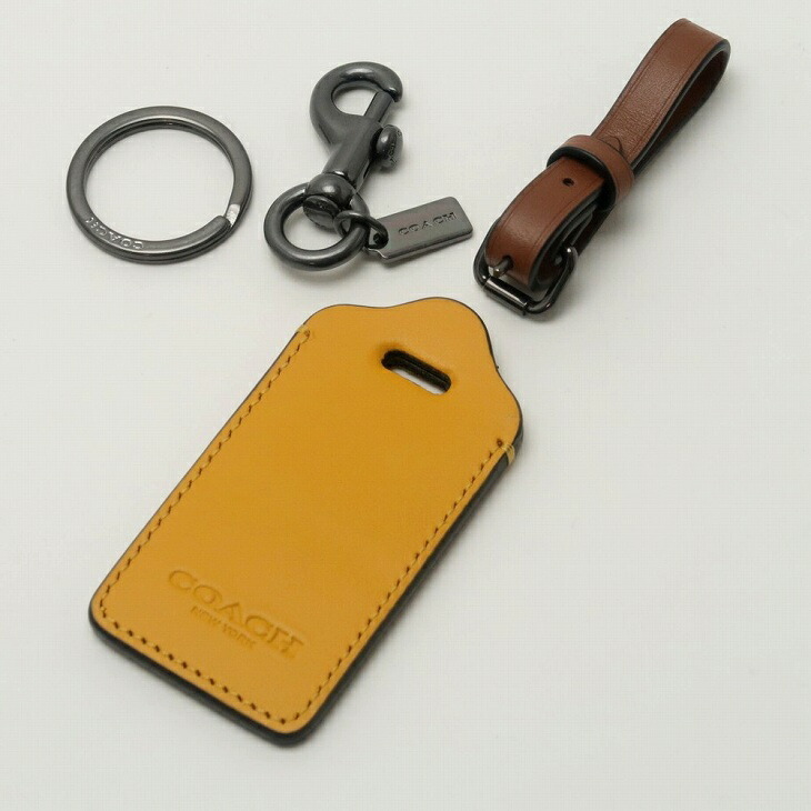 コーチ COACH キーリング メンズ キーホルダー ラゲッジタグ 1274QBR0T