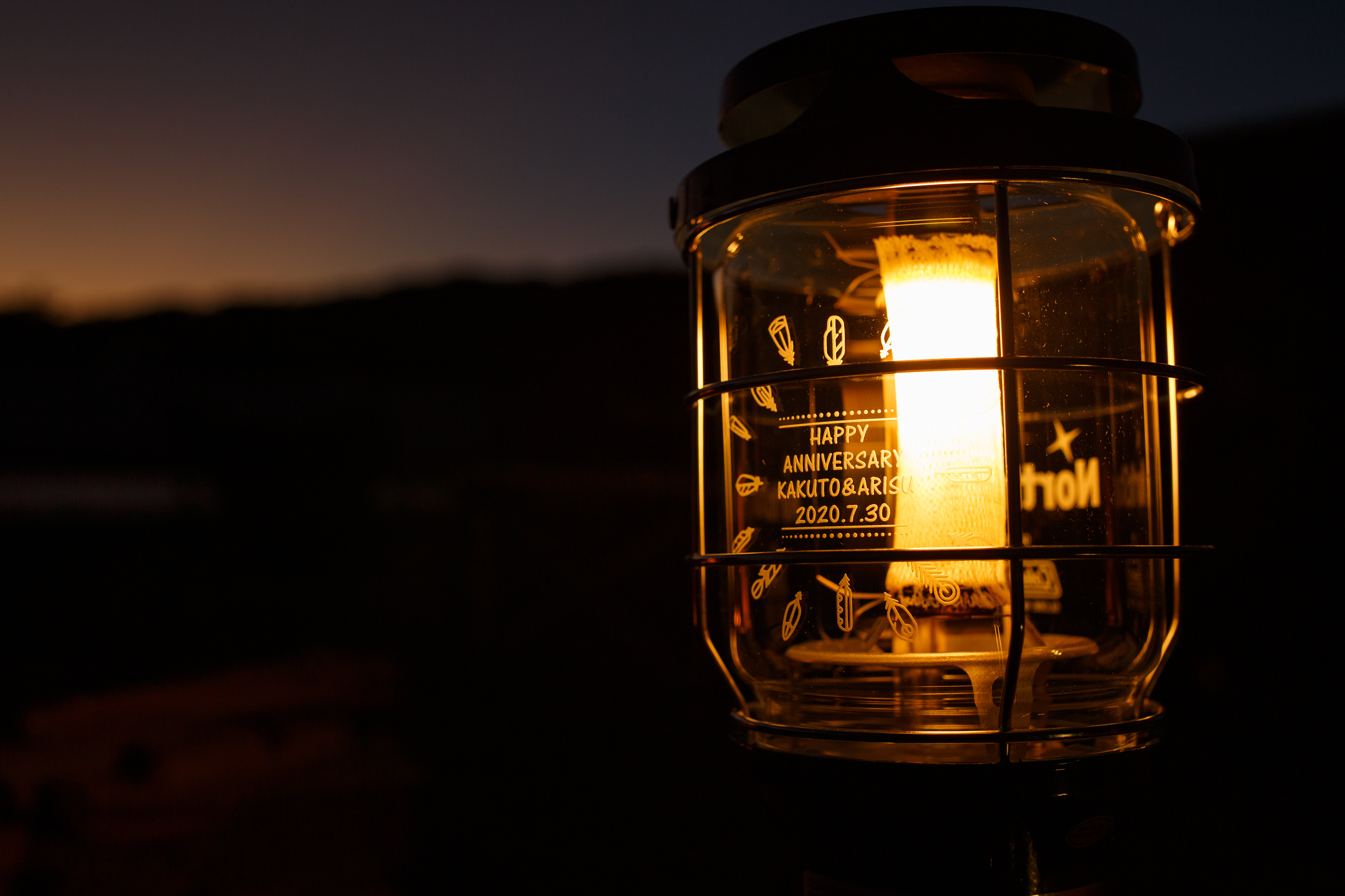 名入れ ギフト 【ランタングローブ コールマン ノーススター 2000用