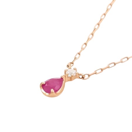 送料無料】【ラッピング無料】ヨンドシー 4℃ 7月誕生石 K10ピンク