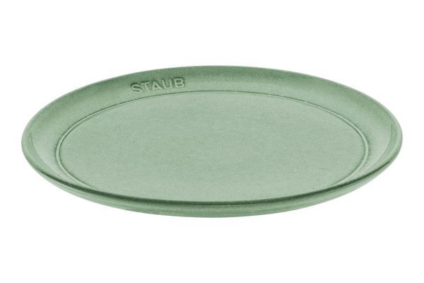 公式販売店】ストウブ サービングプレート22cm セージグリーン STAUB
