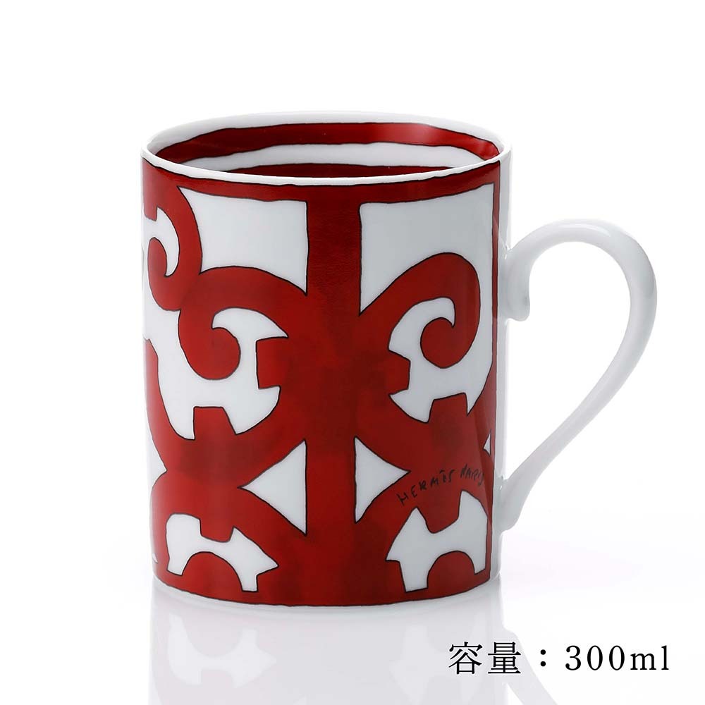 HERMES エルメス ガダルキヴィール マグカップ NO.1 名入れ彫刻代込み