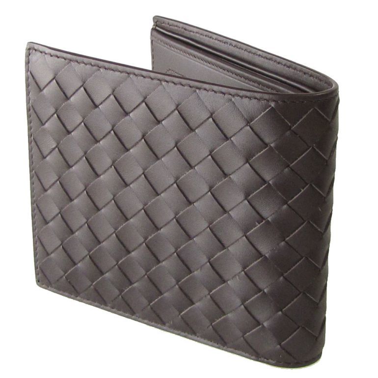名入れ無料】ボッテガヴェネタ BOTTEGA VENETA 二つ折り財布 メンズ