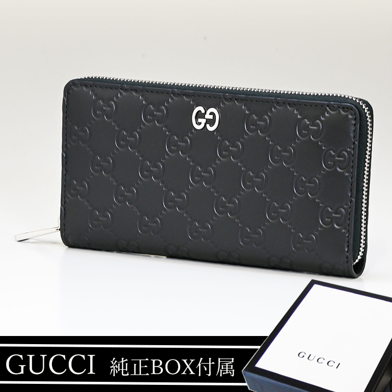グッチ GUCCI 長財布 メンズ ユニセックス ラウンドファスナー GG
