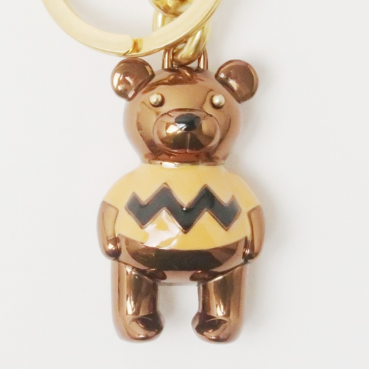 コーチ COACH キーホルダー レディース キーリング ベアー クマ ピンク