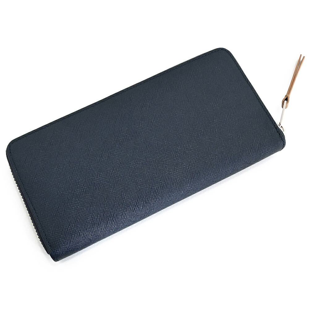 ポールスミス 財布 長財布 ラウンドファスナー 紺(ネイビー) Paul