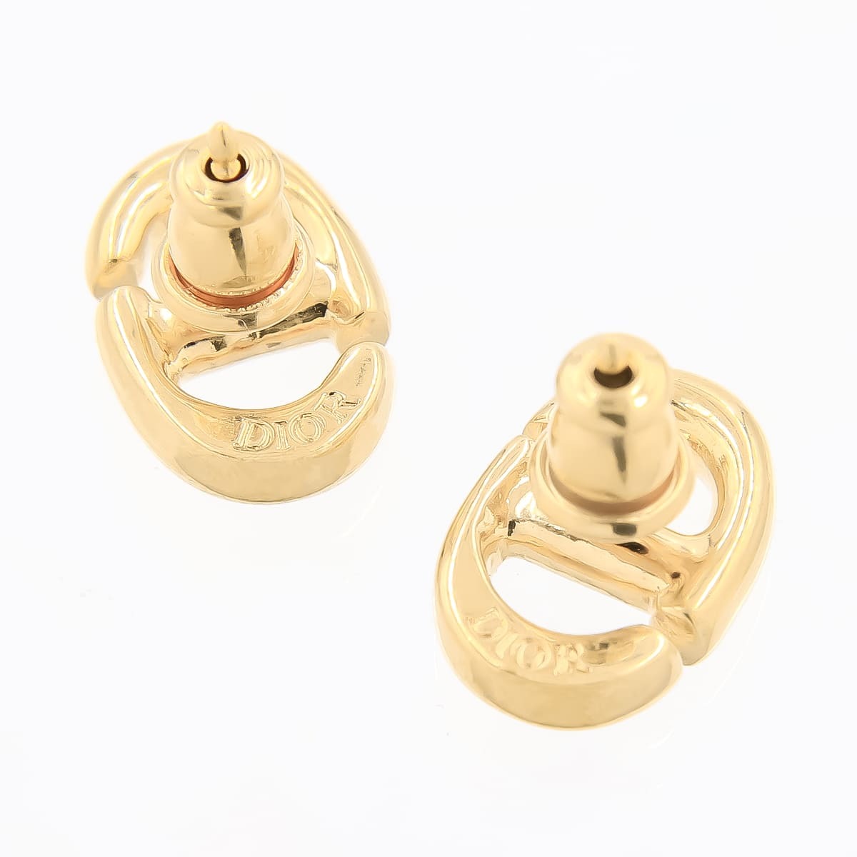 ディオール ピアス レディース 両耳 スタッド DIOR ピアス CD NAVY