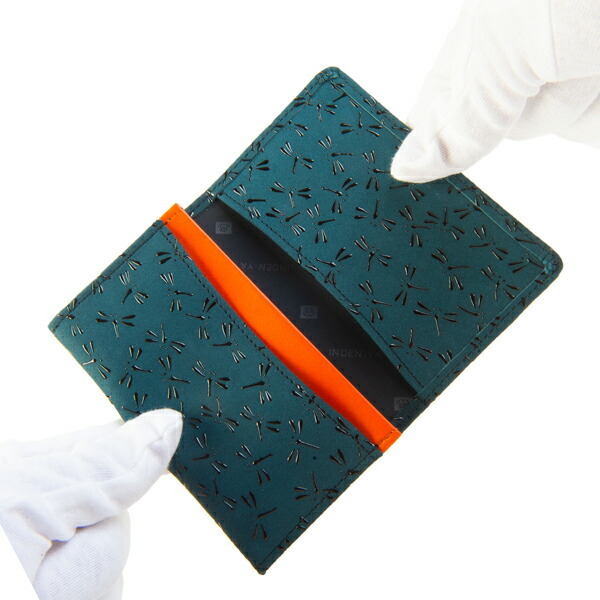 印伝 【甲州印伝 印傳屋 上原勇七】 2501 名刺入れ ギフト【HISOCA