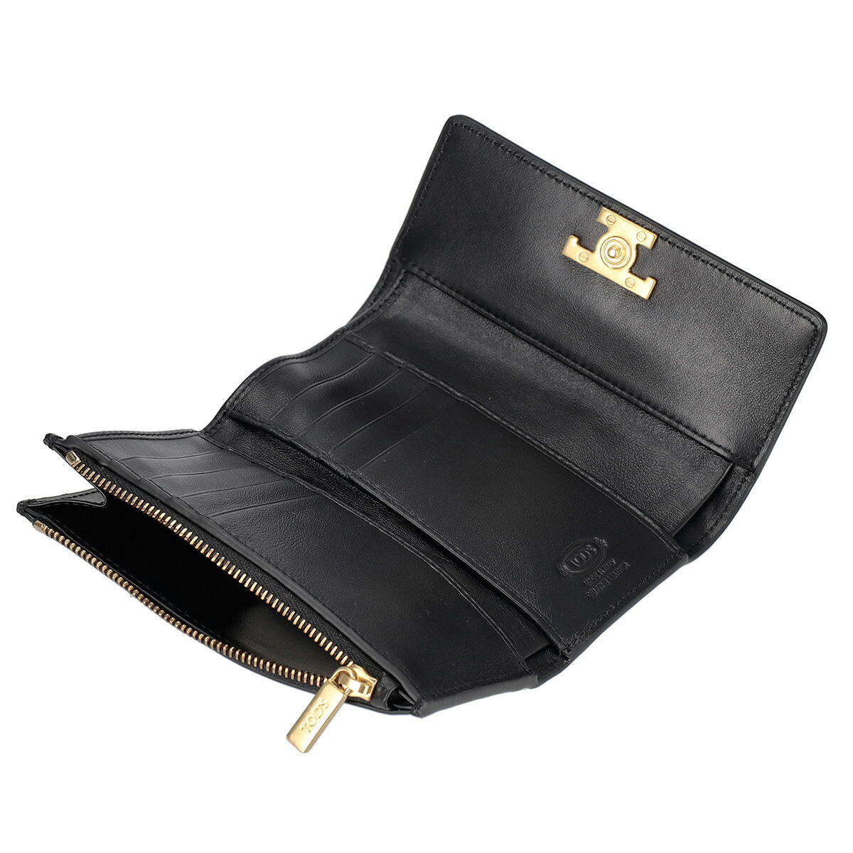 トッズ TOD'S 財布 三つ折り財布 折りたたみ財布 小銭入れ付き