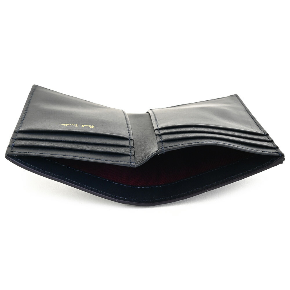 ポールスミス 名刺入れ カードケース 紺(ネイビー) Paul Smith psc761