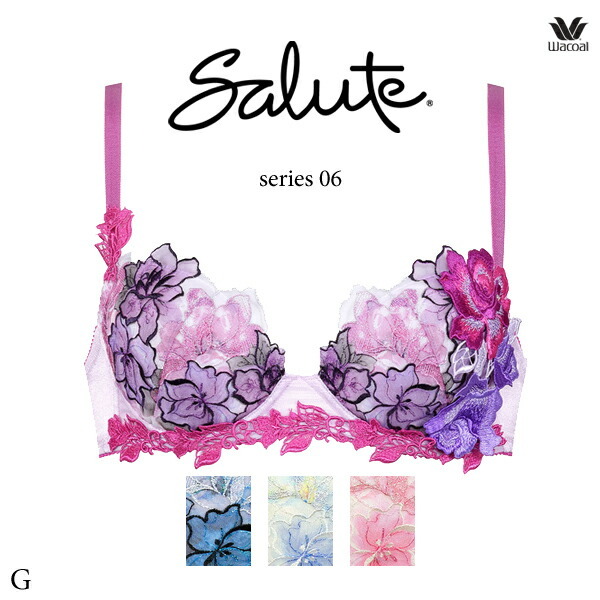 ワコール サルート 06G ブラジャー BTJ406 3/4カップワイヤー (P-up