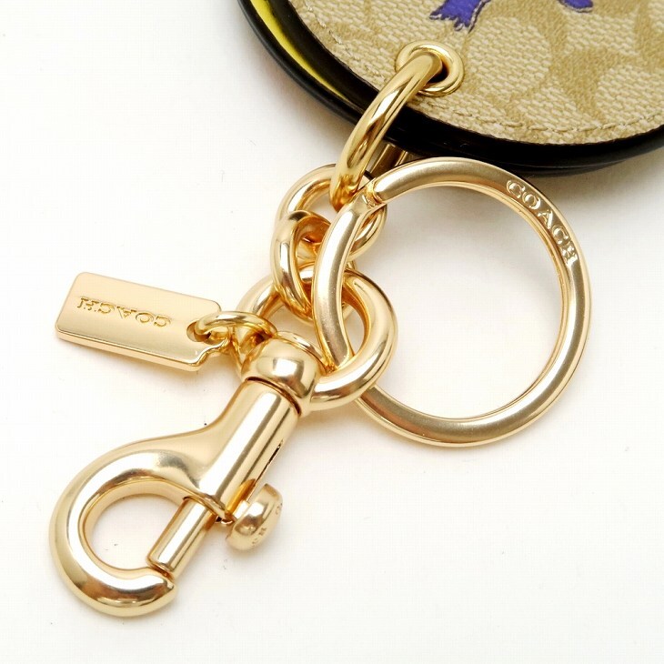 コーチ COACH キーホルダー レディース キーリング 手鏡 鏡 ミラー