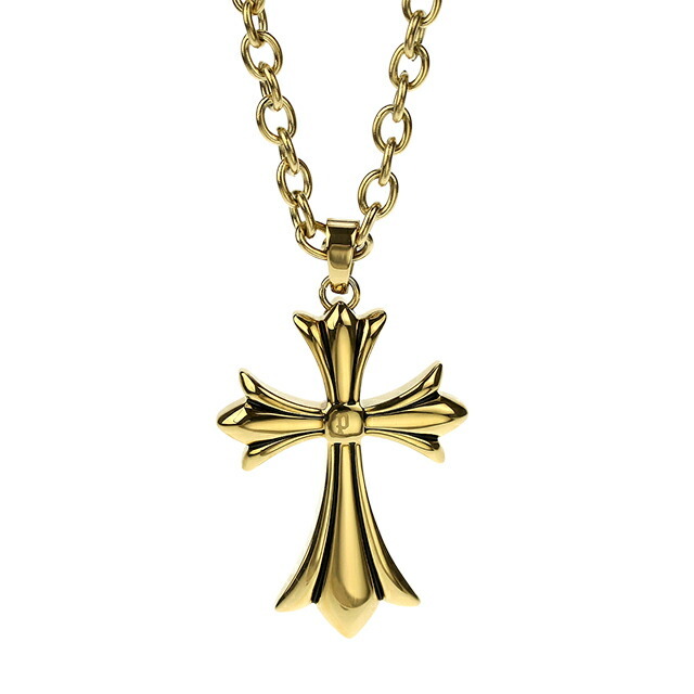 ポリス ネックレス メンズ ブランド 十字架 ステンレススチール