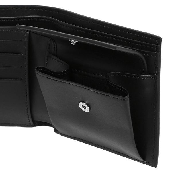 ヴァレンティノ 二つ折り財布 VLTNロゴ ブラック メンズ VALENTINO